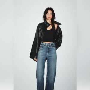 Zara Wide-Leg Jeans. Size 6. RN # 77302